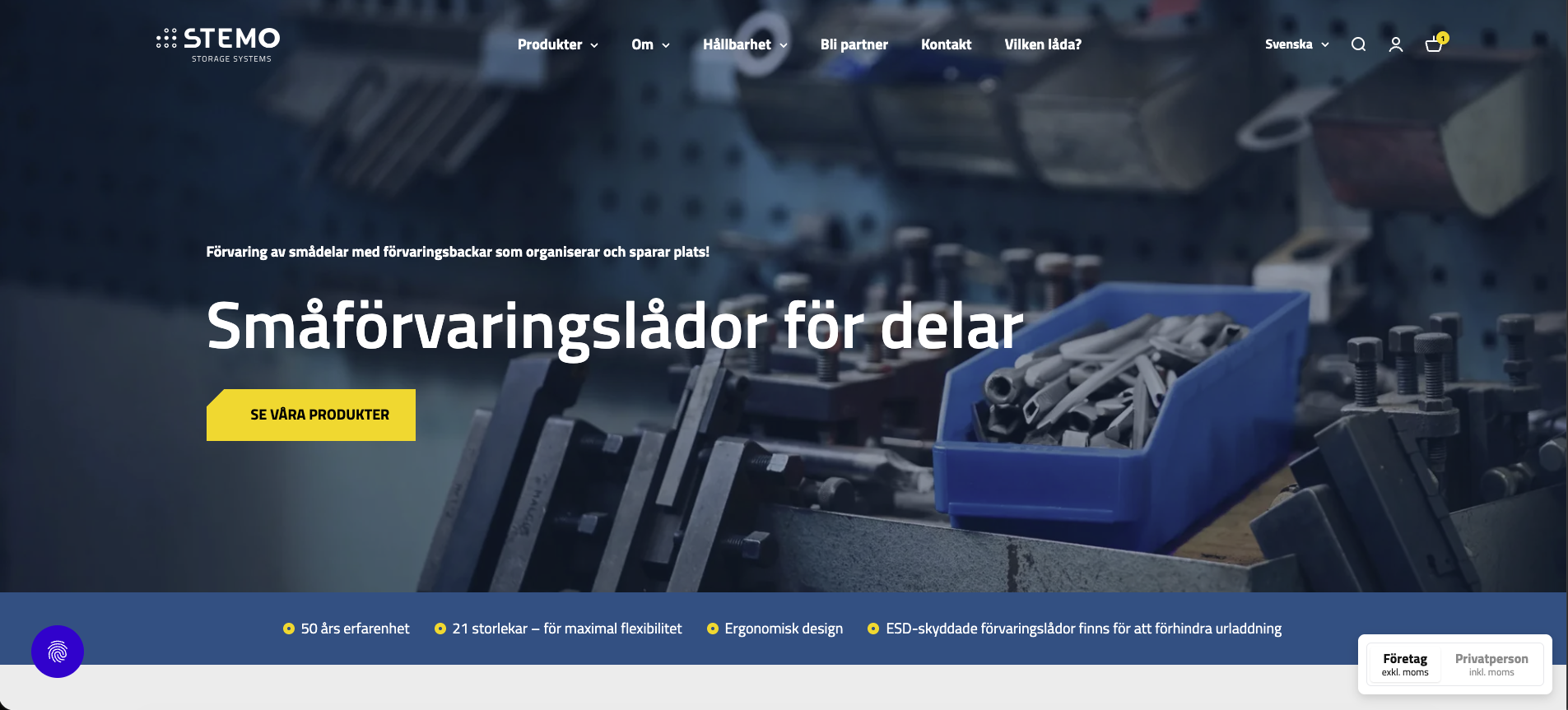STEMO webbshoppar, förhandsvisning